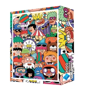Wonderful Amusement Park Puzzle Blue Card