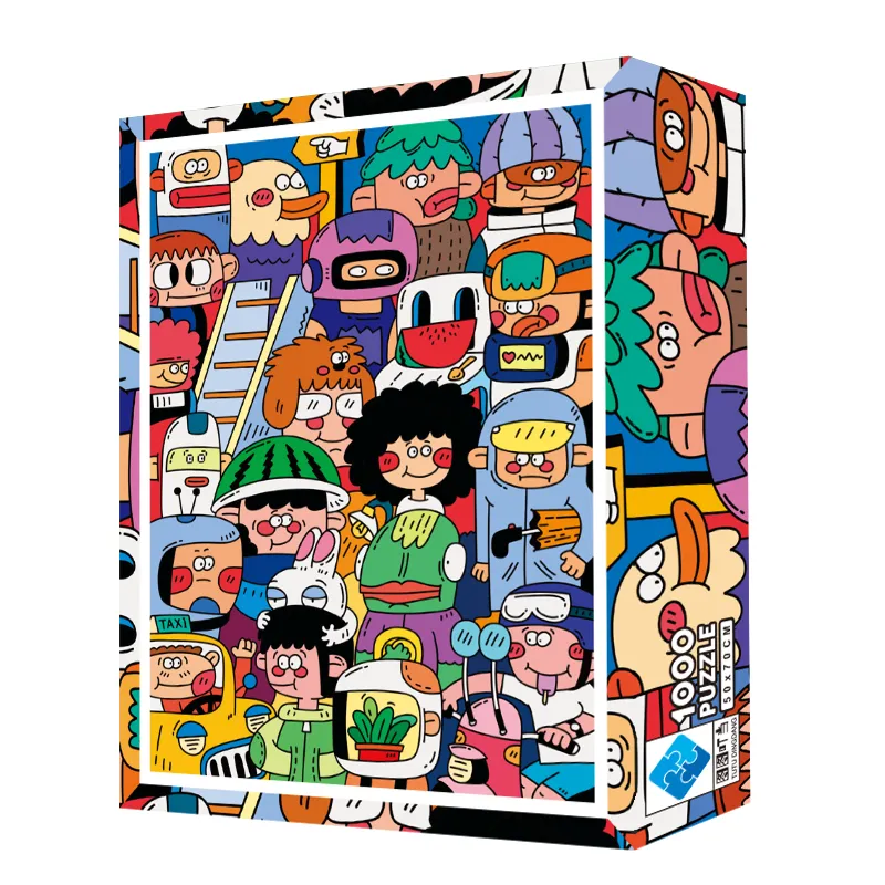 Childhood Summer Puzzle Blue Card